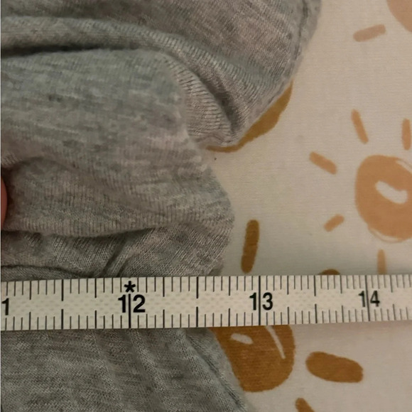 Socialite Womens Maxi Dress Gray Scoop Neck popover draped top Racerback Sz Sm - Picture 7 of 8